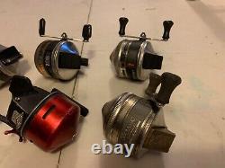 Lot of 7 ZEBCO REELS+ 33 44 & Abu Matic 170. MAKE OFFER! Vintage Classic