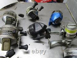 Lot of 8 Various Brands Fishing Reels