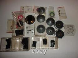 Lot of Assorted Vintage Zebco Spincasting and Spinning Reel Parts NOS/Used