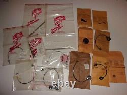 Lot of Assorted Vintage Zebco Spincasting and Spinning Reel Parts NOS/Used