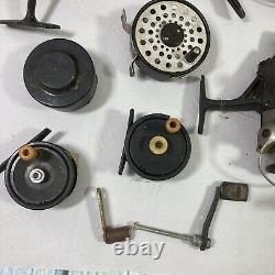 Lot of Fishing Reels Zebco Mitchell Shakespeare Untested for Parts or Repairs