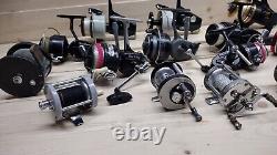Lot of Vintage Quality Fishing Reels Penn, Zebco Cardinal, Mitchell, Daiwa