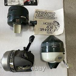 Lot of aprox 18 Vintage Fishing Reels & misc accessories multiple makes and mods