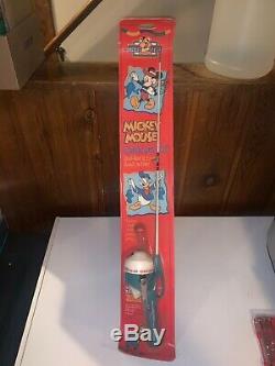 Mickey Mouse Fishing Pole Reel-Rod & Line Catch'Em Kit by Zebco Model No. 1286