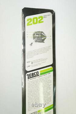 NEW! Vintage 70's Zebco 202 Reel/30 Rod Combo Model 1720 VERY RARE! Pre-UPC