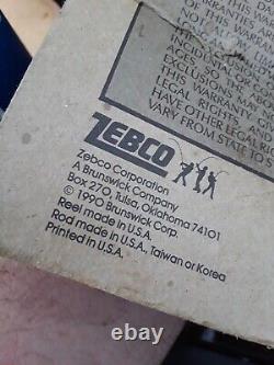 NOS VINTAGE Zebco Bullfrog COMBO 1990 Spincast Reel Made in USA Rare