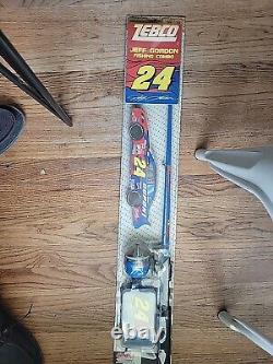 New RARE 2003 ZEBCO NASCAR 24 JEFF GORDON FISHING REEL Nascar Set Tackle Box