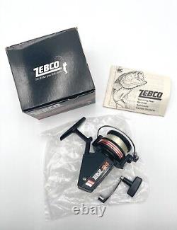 New Vintage C. 1983 ZEBCO 84 SKIRTED SPINNING REEL New Old Stock Made In Japan