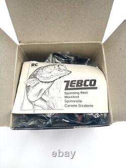 New Vintage C. 1983 ZEBCO 84 SKIRTED SPINNING REEL New Old Stock Made In Japan