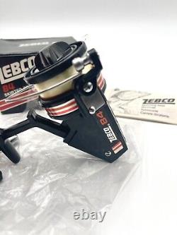 New Vintage C. 1983 ZEBCO 84 SKIRTED SPINNING REEL New Old Stock Made In Japan