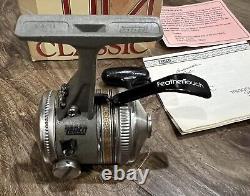 New Vintage Zebco UL4 Classic Fishing Reel Triggerspin Ultralight Feathertouch