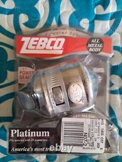 New Zebco 733 Platinum Hawg Spincast Reel