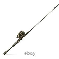 New Zebco Bullet Spincasting Rod and Reel Fishing Combo 6'6 MD 7' MH