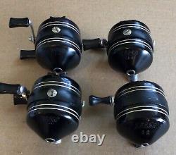 Nice Vintage Zebco Reels! 3-600 & 1-66 Made In The USA