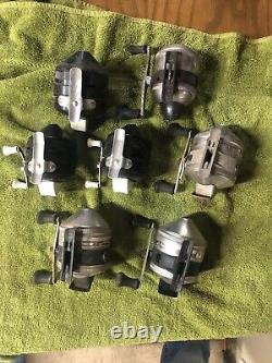 Old Vintage Zebco 33, The Hawg, 202, Fishing Reels Lot of 7
