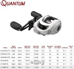 Quantum Accurist Baitcast Fishing Reel, Size 100 Reel, Oversized Non-Slip Handle