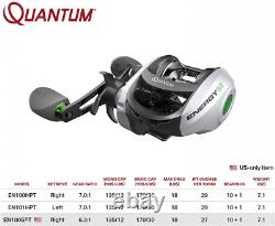 Quantum Energy S3 Baitcast Fishing Reel, Size 100 100 Silver/Black