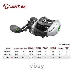 Quantum Energy S3 Baitcast Fishing Reel, Size 100 Reel, Continuous Anti-Rever