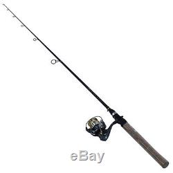 Quantum Strategy 5'6 Spinning Rod & Reel 1 pc Fishing Pole Med Light-Left Hand