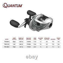 Quantum Throttle Baitcast Fishing Reel, 7 + 1 Ball Bearings with a Smooth and