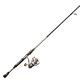 Quantum Throttle Ii Spinning Reel And Fishing Rod Combo, 20, Silver/black