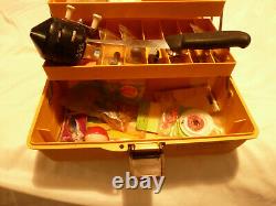 RARE (OLD PAL REEL) ZEBCO and Tackle Box With Lots of Tackle Included
