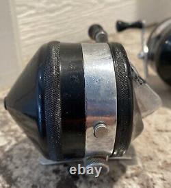 RARE! Vintage ZEBCO Model 33 BLACK SPINNER Reels. Lot Of 3. Circa 1954-1957