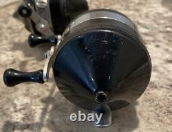 RARE! Vintage ZEBCO Model 33 BLACK SPINNER Reels. Lot Of 3. Circa 1954-1957