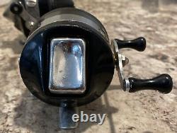 RARE! Vintage ZEBCO Model 33 BLACK SPINNER Reels. Lot Of 3. Circa 1954-1957