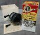 Read Vintage 1954 First Zebco 33 Reel In Box + Papers Mylar Plastic Spinner Head
