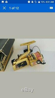 Rare Fishing tackle Vtg Zebco 6070 spinning reel newbin box with paperwork
