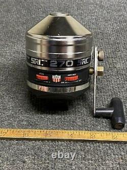 Rare Spinit Src Model 270 Bow Fishing Reel Pre Zebco Red Wheels Minty USA