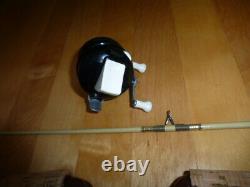 Rare Vintage Fishing rod reel Zebco Centenial Beautiful Shape collectable lure