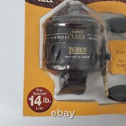 Rare Vintage One Classic spincast Zebco Fishing Reel NOS New in Package