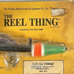 Rare Vintage The Reel Thing Fishing Gun with Zebco 101 Reel