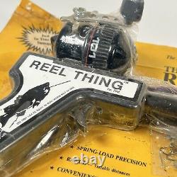 Rare Vintage The Reel Thing Fishing Gun with Zebco 101 Reel