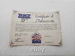 Rare Vintage Zebco 33ltd 50th Anniversary Spincast Reel Display #0530 Of #1000