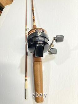 Rare Zebco 600 Vintage Reel & Centennial Fishing Pole No. 4060. COLLECTORS