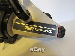 Rare Zebco Cardinal 557 Spinning Reel Perfect Mechanical Condition & Looks Nice