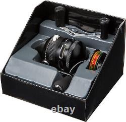 Spincast Fishing Reel, Instant Anti-Reverse Clutch, All-Metal Gears, Size 30 Reel