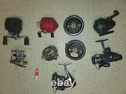 Spinning baitcaster bail DAIWA T-3 casting fishing zebco Clicker reel antique +