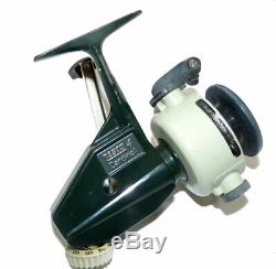 Swedish Zebco 4 Cardinal spinning reel in green & cream, good finish Abu factory