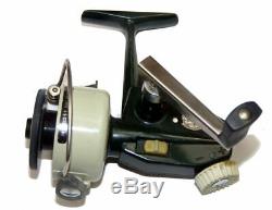 Swedish Zebco 4 Cardinal spinning reel in green & cream, good finish Abu factory