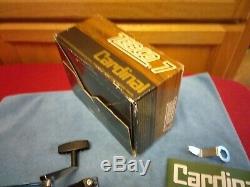 VINTAGE ZEBCO CARDINAL 7 SPINNING REEL SWEDEN NOS UNUSED IN BOX With WRENCH MANUAL