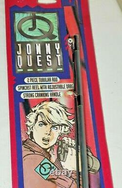 Very Rare Jonny Quest 2 Piece Tubular Rod And Zebco Closed Face Spin Reel, JQSC