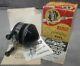 Vintage 1957 New Mint In Box Zebco Black 33 Spin-cast Feathertouch Reel Usa Rare