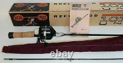 Vintage 1960 Zebco Model 101 UniLight Reel-N-Rod Brand In Box Unused USA So Rare