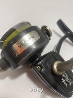 Vintage 1970s Zebco 39XBL Open Face Spinning Fishing Reel Working Condition