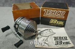 Vintage 1975 NUMBERED Zebco 33XBL Fishing Reel NEW IN BOX! Made in USA THE BOSS