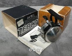 Vintage 1975 New n Box Zebco 44 Spin-Cast Reel Original Box & Manual Made in USA